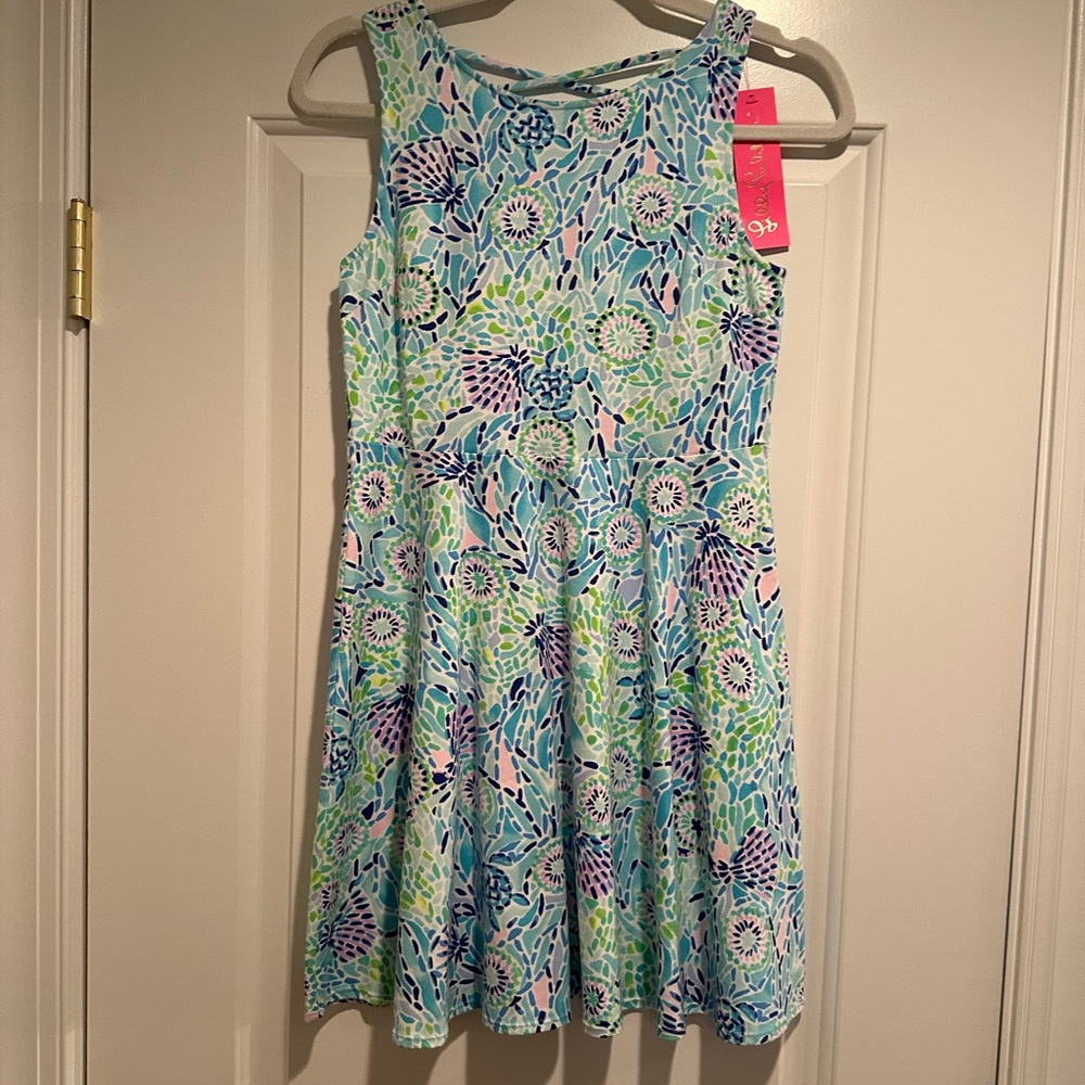 Lilly Pulitzer Blue Floral Dress